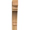 Ekena Millwork Merced Block Rough Sawn Bracket, Western Red Cedar, 6"W x 30"D x 34"H BKT06X30X34MRC05RWR - alternate 4